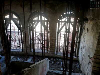 Le ripide scale ci conducono infine all�ultimo piano del palazzo...